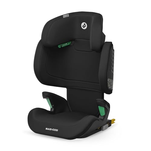 Maxi-Cosi RodiFix M i-Size, cadeira de carro com encosto alto, 3,5 - 12 anos, 100-150 cm, cadeira de carro ISOFIX, proteção contra impactos laterais G-CELL, altura ajustável, brochagem rápida e fácil,