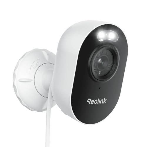 Reolink Lumus, Câmara de segurança exterior 2K 4 MP, refletores, Wi-Fi banda dupla 2,4 / 5 GHz, tomada, deteção de movimento com alertas, comunicação bi-direcional, armazenamento local