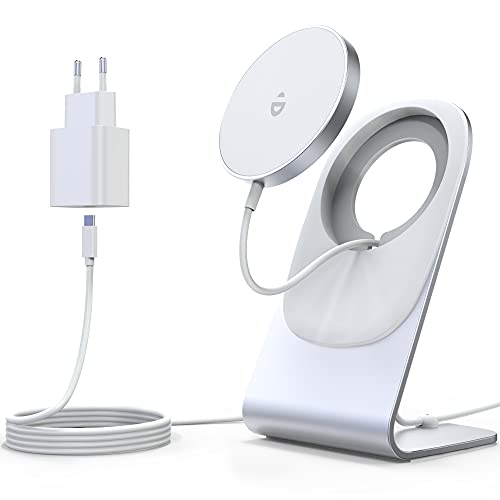 Carregador sem fios compatível com carregador Magsafe, carregador magnético de indução, carregador rápido sem fios compatível com Phone 16/15/14 Pro MAX
