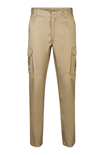 VELILLA 103001 Calças multibolsos para homem (pacote de 1)