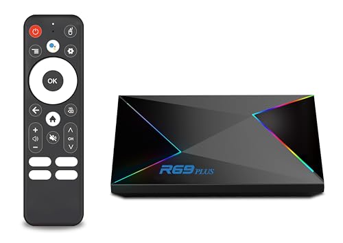 Android TV Box 14.0, 4 GB RAM + 32 GB ROM Box, CPU Allwinner H728 &GPU Mali G57-MC1 Chipset Android Box, resolução 4K/8K suporte 2.4G/5.8G Dual WiFi e Bluetooth 5.0 Smart TV ox 2025 12