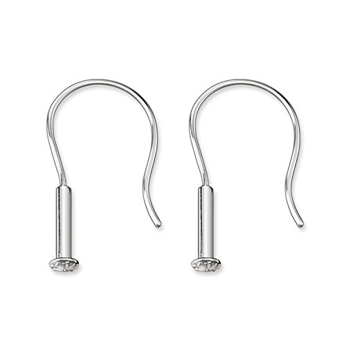 Thomas Sabo Karma Beads, mulher, brinco, prata de lei 925, KH0001-001-12, Prata esterlina, Sem pedra