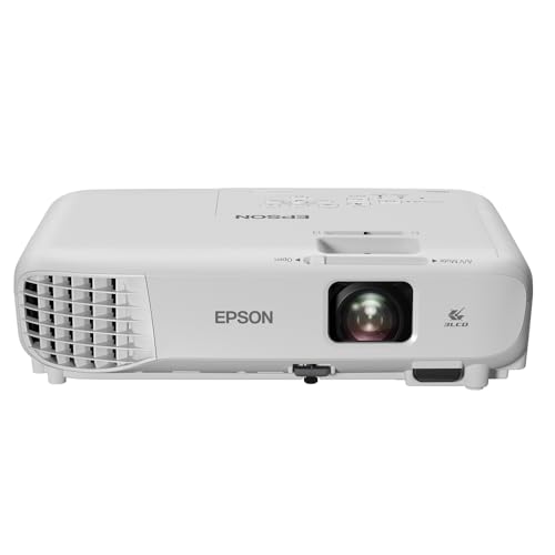Epson EB-W06 - Projetor 3LCD (relação de contraste 16.000:1, luz branca e colorida, 3700 lúmenes, com altifalantes)