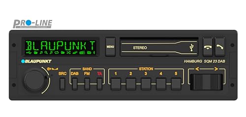 Autorrádio Youngtimer BLAUPUNKT Hamburg SQM 23 Dab