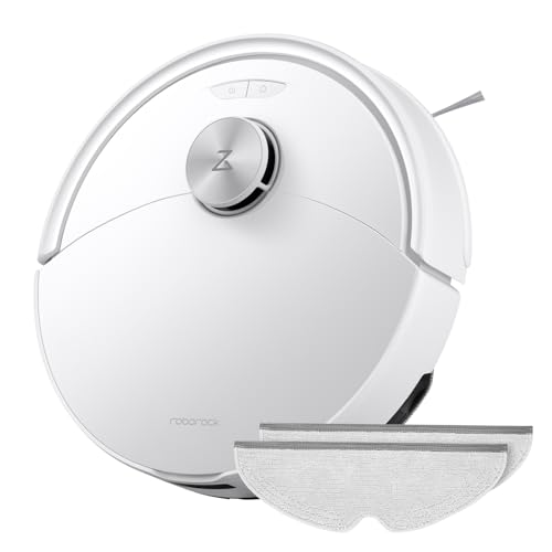 roborock Q10 S5 Set Robot aspirador e esfregona de sucção HyperForce de 10000 Pa, robô acuum com sistema duplo anti-emaranhados, navegação PreciSense LiDAR, prevenção de obstáculos Reactive Tech