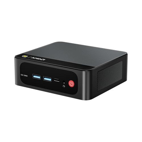 Beelink SER5 MAX Mini PC com processador AMD Ryzen R7 6800U de 8C/16T até 4,7 GHz, 32 GB de RAM, SSD de 500 GB, ecrã 4K a 144 Hz, compatível com até 3 ecrãs (HDMI/DP/Tipo C), BT 5.2, Wi-Fi 6