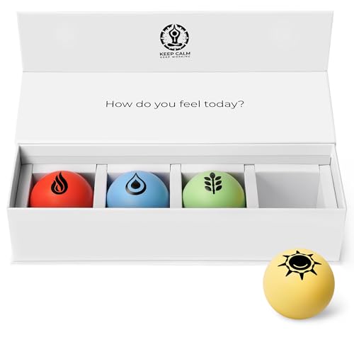 KEEP CALM KEEP WORKING Pack bolas anti-stress para mesa secretária de escritório em casa, bola anti-stress adultos mão teletrabalho, bola anti-stress presentes empresa para aumentar a produtividade