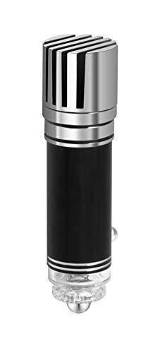 Technaxx Alemanha Purificador de ar para carro ionizador ambiental portátil elimina maus odores cigarros fumo cheiro a animais de estimação cheiro a comida equilíbrio de iões 12 V TX-119