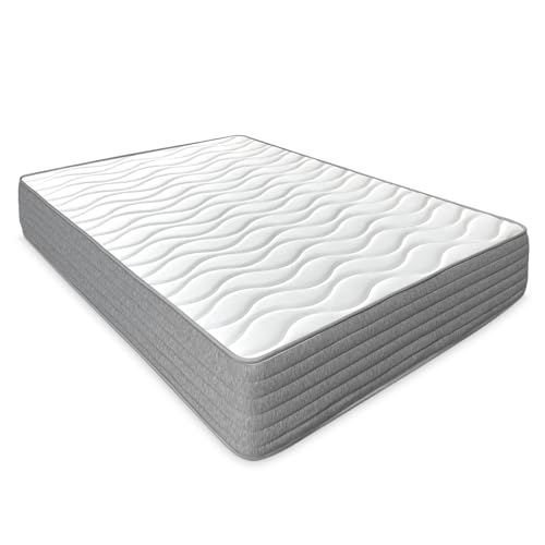 Duérmete Online - Colchão 150 x 200 viscoelástico frito com rosto inverno / verão, ergonómico, conforto e dureza ideais, higiene e respirável, espessura de 30 cm