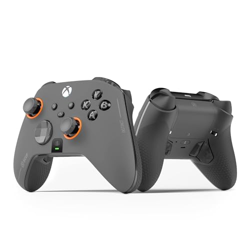 Scuf Instinct Pro Controlo sem fios de desempenho personalizável para Xbox Series X|S, Xbox One, PC e dispositivos móveis - aço cinzento