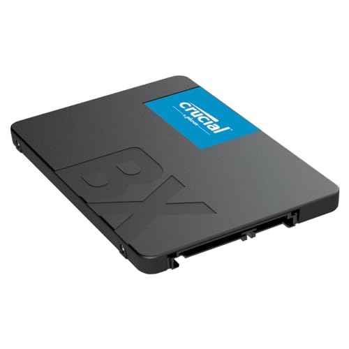 Crucial BX500 SATA SSD 2TB, SSD interno de 2,5", até 540 MB/s, compatível com computador portátil e de mesa (PC), NAND 3D, aceleração de gravação dinâmica, memória SSD - CT2000BX500SSD101