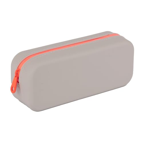 APLI - Estojo escolar de silicone bicolor