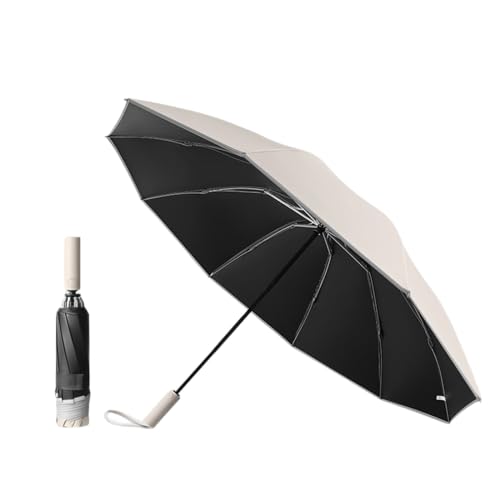 erised's bifrost Grande guarda-chuva portátil dobrável invertido de viagem cabo de abertura/fecho automático camada de revestimento/proteção UV anti-UPF 50 99,9% guarda-chuva de golfe homens mulheres