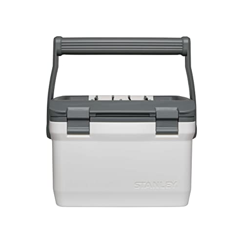 Stanley Adventure Geladeira portátil para exterior 6,6 l, dupla parede de espuma isolante, sem BPA, frigorífico portátil pequeno - frigorífico de viagem resistente - à prova de fugas - Polar White