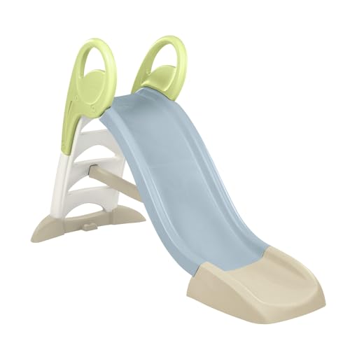 Smoby Life Escorrega GM Escorrega infantil de 1,50 m com conexão para água, degraus antiderrapantes, alças ergonómicas, plástico reciclado, resistente a raios UV, para crianças de + 2 anos