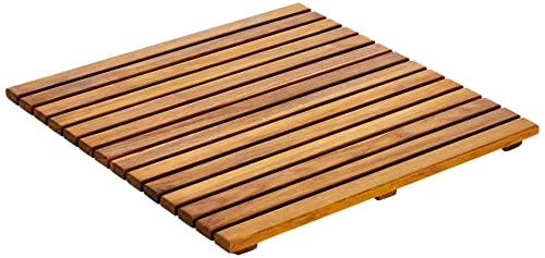 AsinoX TEK4A5050 - base de duche e casa de banho, madeira de teca, castanho