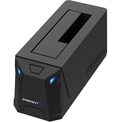SABRENT Estação de acoplamento para SATA SDD/HDD de 2,5/3,5" | USB 3.0 | Velocidades de 5 Gbps, HDD/SSD até 22 TB [EC-UBLB]