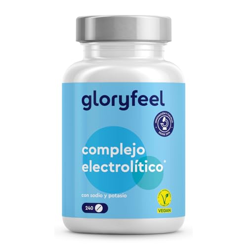 Eletrólitos sem açúcar 2,100 mg - 240 comprimidos com sais minerais: Magnésio, potássio, sódio, cálcio e cloreto - para o equilíbrio de eletrólitos e função muscular* - Vegan e sem aditivos