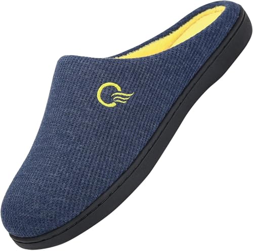 Chinelos de estar em casa para mulher, homem, chinelos de espuma viscoelástica quentes, antiderrapantes, interior ao ar livre