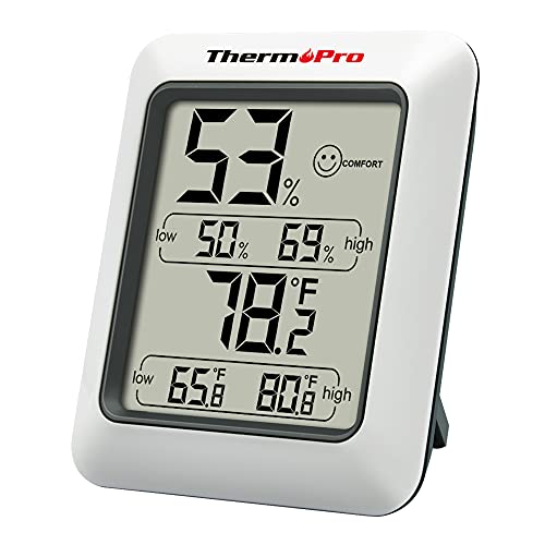 ThermoPro TP50 Termómetro higrómetro digital para interior termómetro medidor profissional para medição de temperatura e humidade da casa ambiente