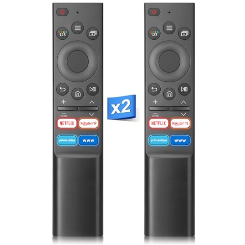 Remoto universal para Samsung-Smart-TV, compatível com todos os televisores Samsung Frame Serif Crystal UHD Neo QLED OLED 4K 8K Smart Monitors【2 peças】