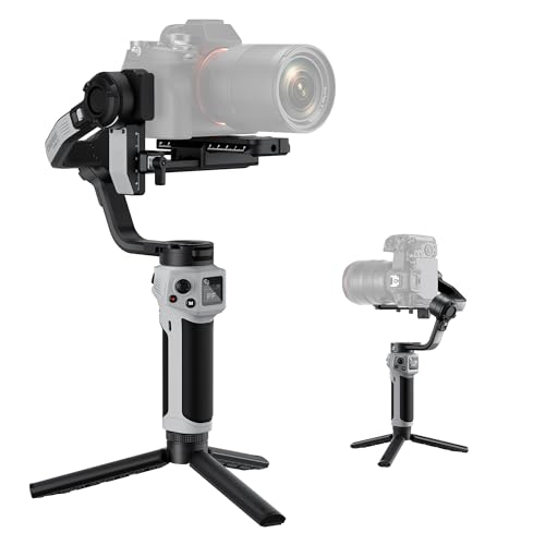 ZHIYUN CINEPEER Weebill 3E [Oficial]Estabilizador de câmara leve, 3 eixos estabilizador de ginástica para câmara DSLR e Mirrorless, compatível com Canon/Sony/Panasonic/Fujifilm, carga 3 kg, disparo