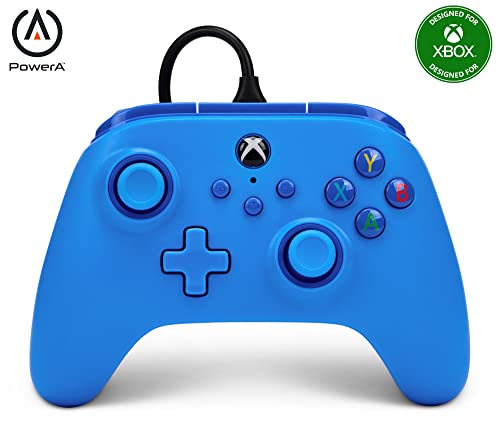 PowerA Control alámbrico Xbox One - Azul
