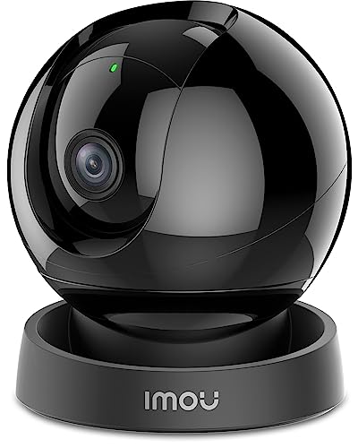 Imou Rex 3D Câmara de vigilância Wi-Fi interior de 360°, 2K 3MP QHD, detecção de movimento humano e animais de estimação, visão noturna, áudio bidirecional, suporta cartão SD 256G