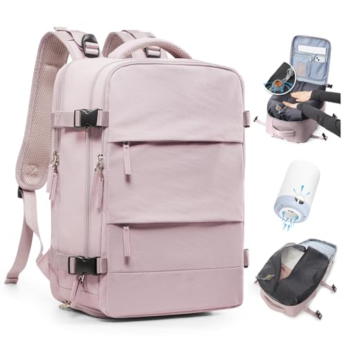 BJLFS Mochila viagem cabine avião 40 x 30 x 20 Ryanair Wizzair mochila a vácuo mala bagagem de mão 40 x 20 x 25 voing mala de viagem homem malas de viagem cabine mochila portátil 14 polegadas