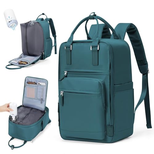 SZLX Mochila a vácuo bagagem de mão mulheres, mochila de ar com sistema de vácuo para viagens, Ryanair mochila de viagem tamanho cabine com bomba impermeável mala a vácuo para homens