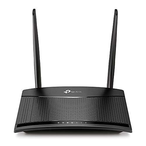 TP-Link TL-MR110 | 4G LTE Router (Cat 4), Router 3G/4G Speed ​​up to 300 Mpbs, MicroSim, LAN/WAN Ethernet Port, antena detachável, plug & play