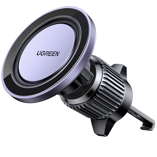 UGREEN Suporte móvel para carro Magsafe, suporte de telemóvel carro magnético para grade ventilação compatível com iPhone 16 15 14 13 Pro MAX, Galaxy S24 gancho