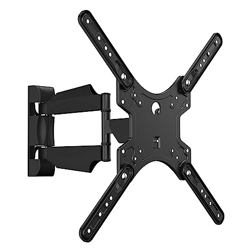 Suptek Suporte para TV de parede, ecrãs de 32 a 55 polegadas, suporte para parede com articulado, rotativo e inclinável, MAX VESA 400 x 400 mm, suporte para TV de parede de 55 polegadas (MAFD-L400)