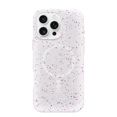 Otterbox Capa para iPhone 16 Pro MAX Symmetry Series Core MagSafe, à prova de choques e quedas, ultra fina, capa protetora, testada 3X com padrões militares antiquedas, branco