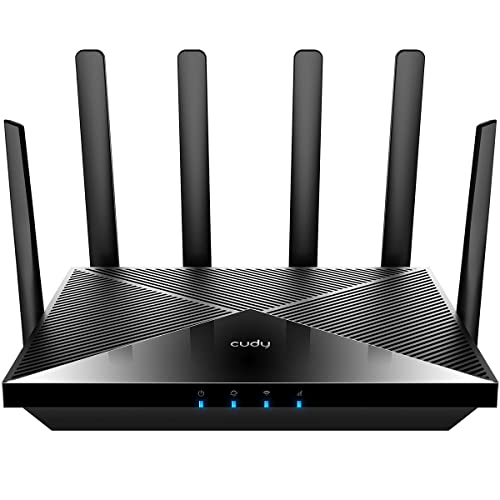 Cudy Router 4G LTE Cat 18 WiFi 6, até 1,2 Gbps, 4 x 4 MIMO, AX1800, OpenVPN, Wireguard, Zerotier, Cloudflare, IPv6, antena móvel removível, dual SIM