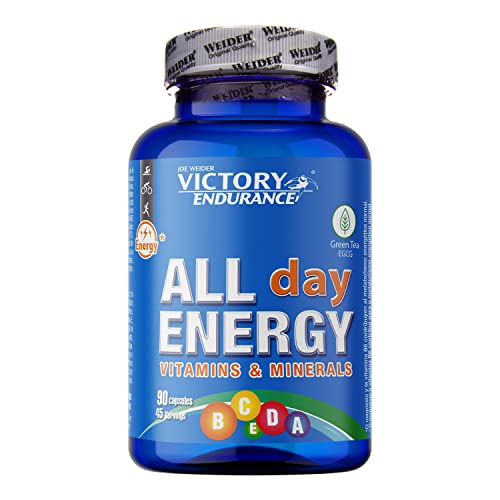 VICTORY ENDURANCE Com 12 vitaminas, 9 minerais e antioxidantes provêm do chá verde, All Day Energy, 90 cápsulas