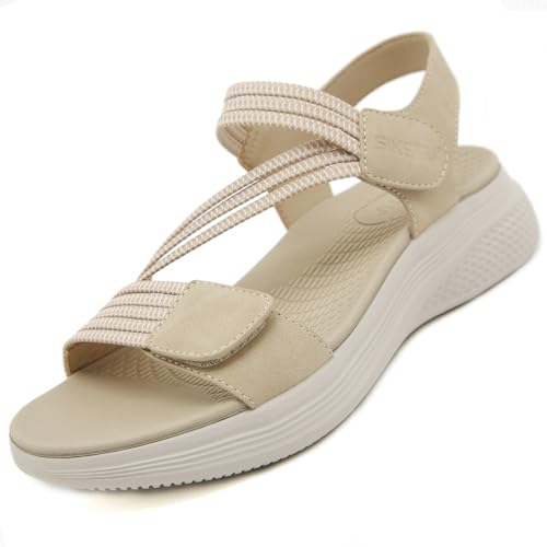 Ulicox Sandálias ortopédicas mulher verão moda confortáveis sandálias 36-42EU
