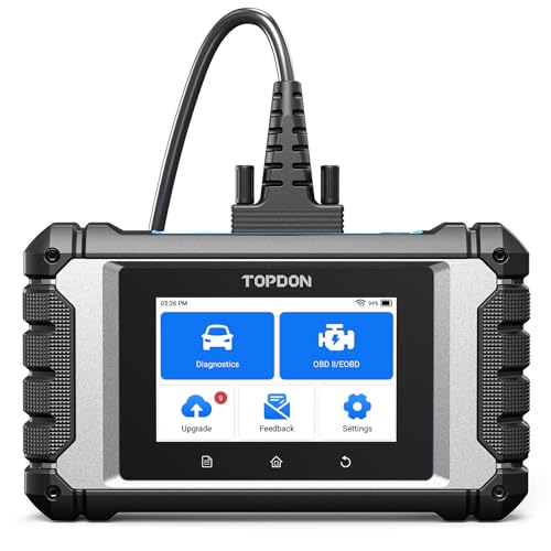 TOPDON ArtiDiag EU - Ferramenta de diagnóstico multimarca para BMW/Benz/VAG (scanner de controlo bidirecional, codificação online ECU, todos os serviços de manutenção, atualizações