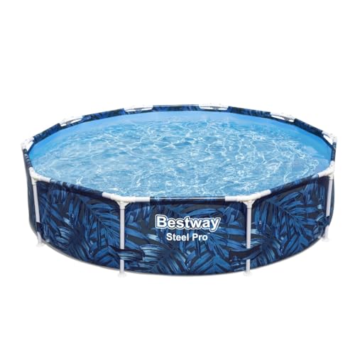BESTWAY Piscina removível Steel Pro 366 x 201 x 66 cm, capacidade de 4,062 litros, azul