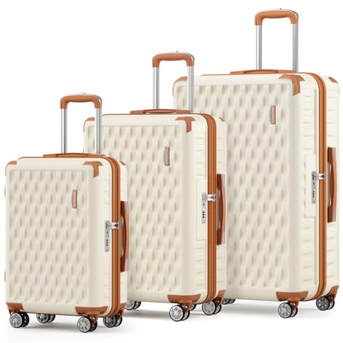 Melalenia Conjunto de malas rígidas, Branco