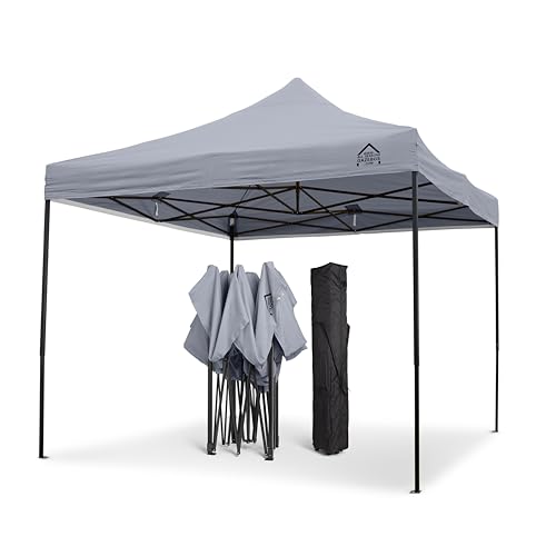 All Seasons Gazebos 3 x 3 m totalmente impermeável Pop up Gazebo - cinzento metalizado