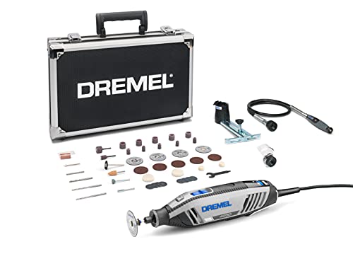 Dremel Ferramenta rotativa de 175 W, kit multiferramentas com 3 complementos e 45 acessórios, motor 175 W com feedback eletrónico, velocidade variável de 5000 a 35000 rpm, multicolorido
