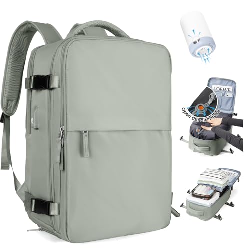 SZLX Mochila viagem cabine avião 40 x 20 x 25 mulher Ryanair malas de viagem bagagem de mão avião malas de viagem cabine 45 x 36 x 20 Easyjet mochila para portátil com cabo USB impermeável mochila