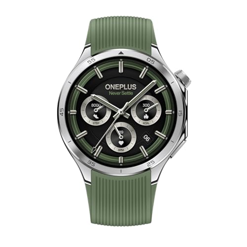 OnePlus Watch 3 - Relógio inteligente, correia de 22 mm, ecrã LTPO de 1,5", carregamento rápido, duração de 120 horas, 100 modos desportivos, rastreamento GPS de frequência dupla, saúde 60 segundos