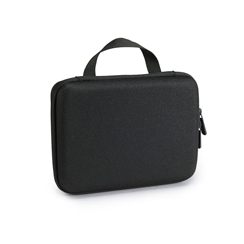 Amazon Basics Estojo de proteção médio para GoPro e câmaras de ação com espuma interna, portátil e leve, 22,9 x 17,8 x 6,4 cm, preto, sólido