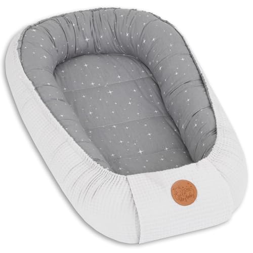 Ninho bebé recém-nascido 90 x 50 cm, redutor berço boné de cocho ninho para dormir cocé de algodão coco ideal para bondola moisés e viagem Galaxy