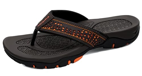 ChayChax Chinelos para homem, sandálias desportivas de praia e piscina, verão, sapatilhas Flip Flops com sola de borracha