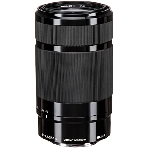 Sony SEL55210 Alvo de distância focal 55-210 m, cor preta