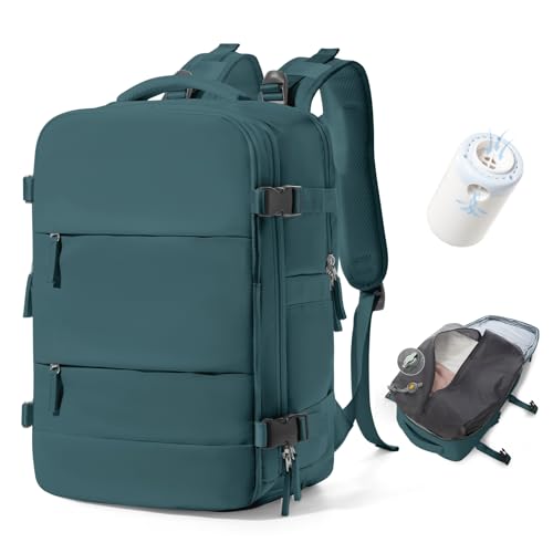 BJLFS Mochila viagem cabine avião 40 x 20 x 25 mulher mochila a vácuo Ryanair mala bagagem de mão 40 x 20 x 25 Ryanair mala de viagem homem malas de viagem cabine mochila portátil 14 polegadas para