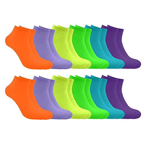 Caudblor 12 Pares Show meias de corte baixo de algodão para homens e mulheres, branco/cinza/preto
